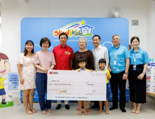Minister Ong Ye Kung Joined Our Little Giving Artists as They Raised S$34,000